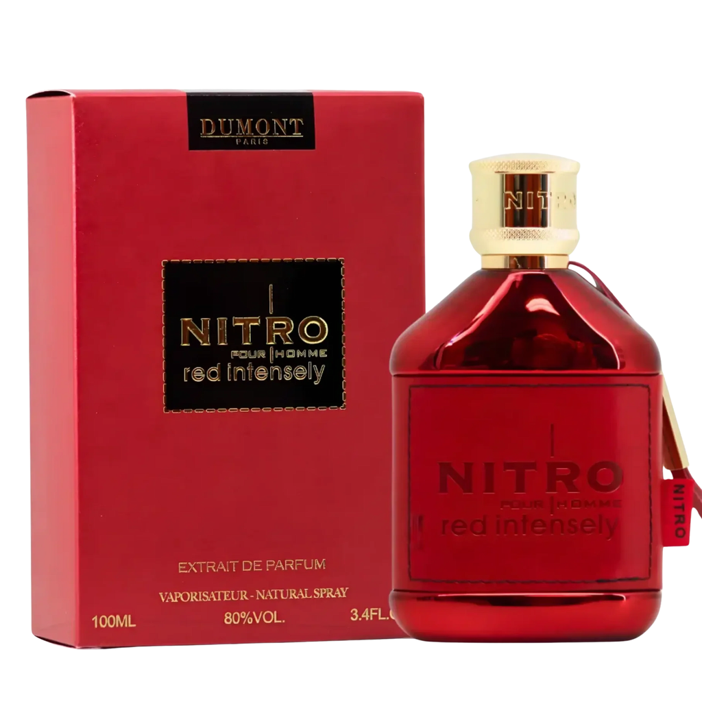 Dumont Nitro Red Intensely Extrait De Parfum for Men 3.4 Fl Oz/100ml