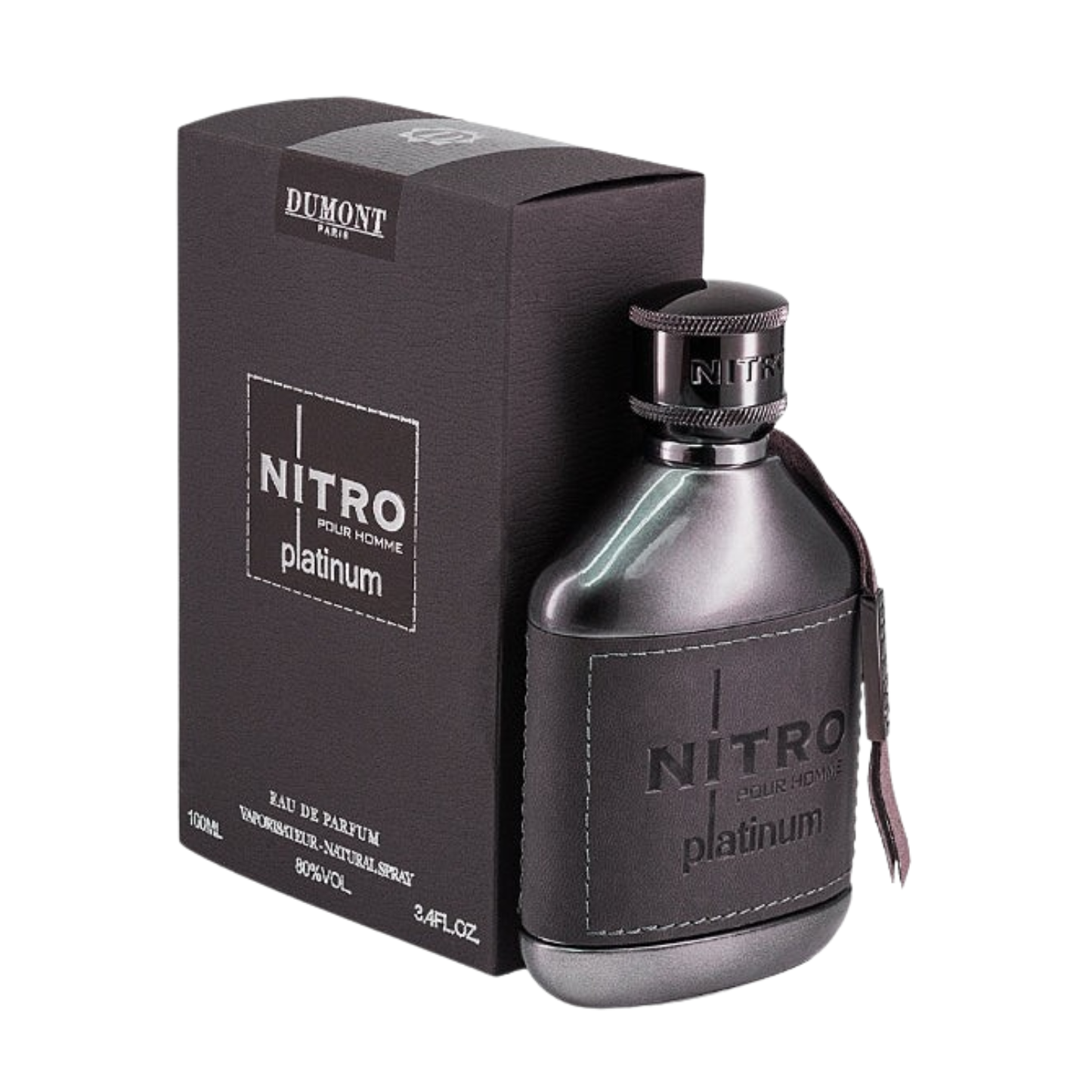 Dumont Nitro Platinum Eau De Parfum for Men 3.4 Fl Oz/100ml