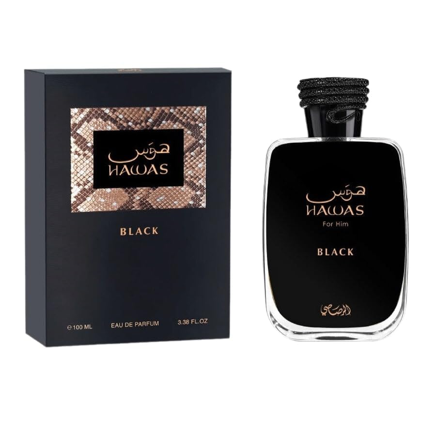 Hawas Black for Men Eau de Parfum Spray 100ML