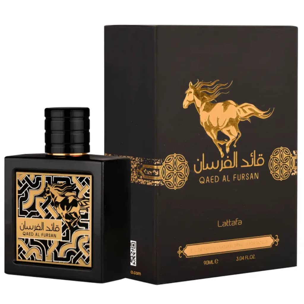 Lattafa Qaed Al Fursan for Men Eau de Parfum 3.04 Ounce/90ml