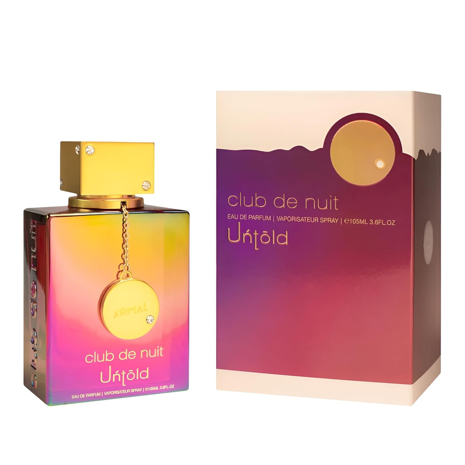 Armaf Club De Nuit Untold Unisex Eau de Parfum Spray, 3.6 Ounce