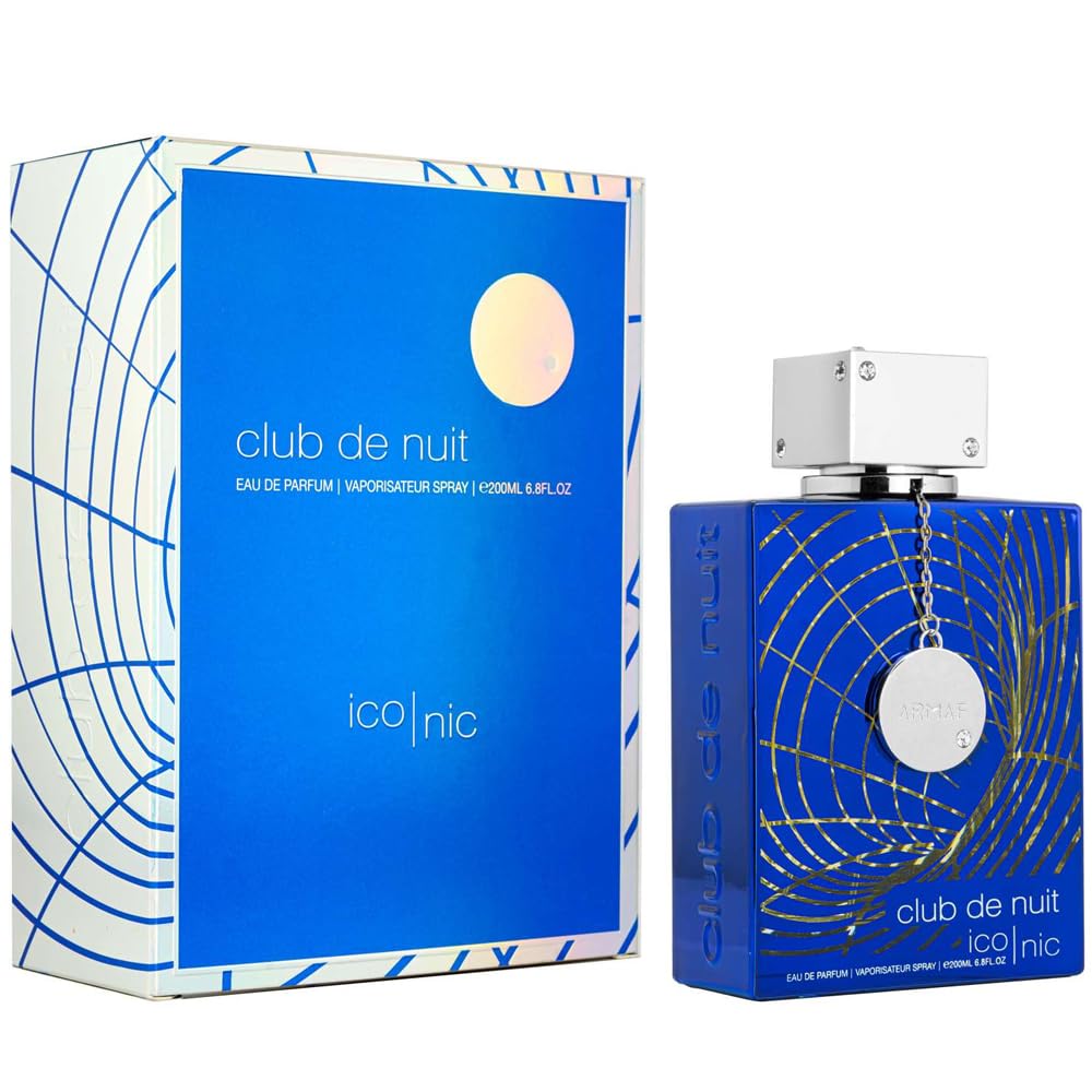 Armaf Club de Nuit Blue Iconic for Men Eau de Parfum , 3.6 Ounce / 100ml