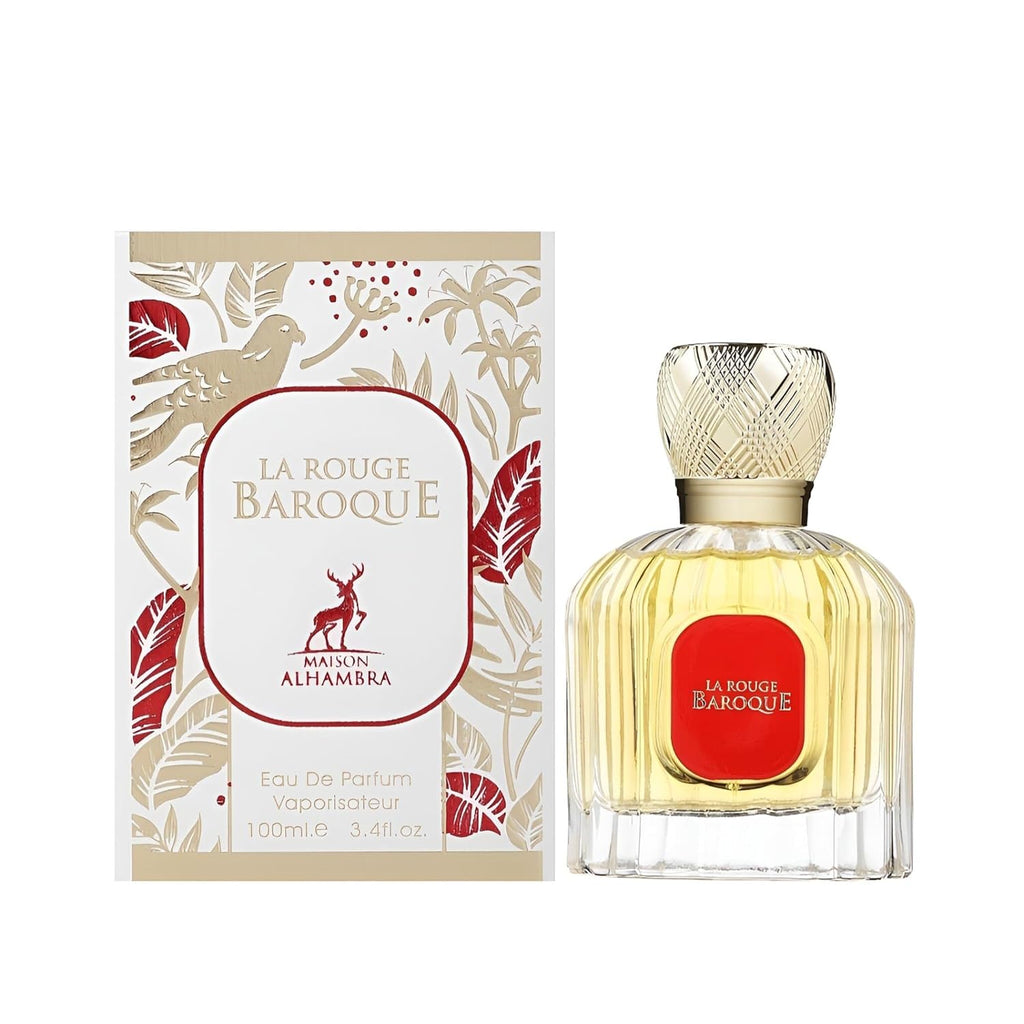 Maison Alhambra La Rouge Baroque Eau de Parfum 3.4 Ounce/100ml